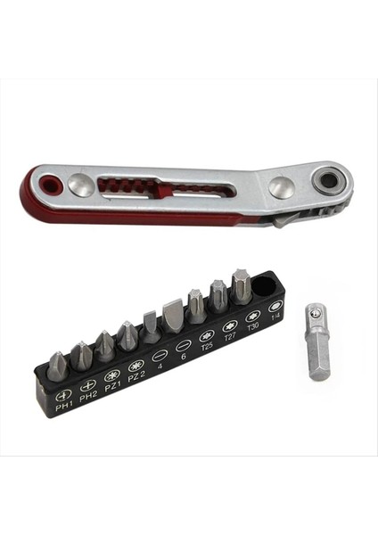 Dirsek Başı Mini Cırcır Anahtarı 90 Derece Ofset Tornavida Kolu Bit Set Çift Sürücü Kafası Cırcır Anahtarı El Aleti (Yurt Dışından) indirimleri