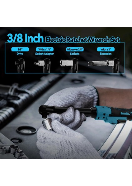 3/8inch Makita 18V Pil Değişken Hızlı Cırcır Anahtarı Elektrikli Mandal Anahtarı Için Kablosuz Genişletilmiş Mandal Anahtarı (Yurt Dışından) modelleri