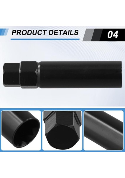 10 Spline Lug Somun Anahtarı TA20-17/19 10 Poıntre Splıne Lug Nut Key Yolcusy 21MM ve 22MM Altı Sürücü (Yurt Dışından) modelleri