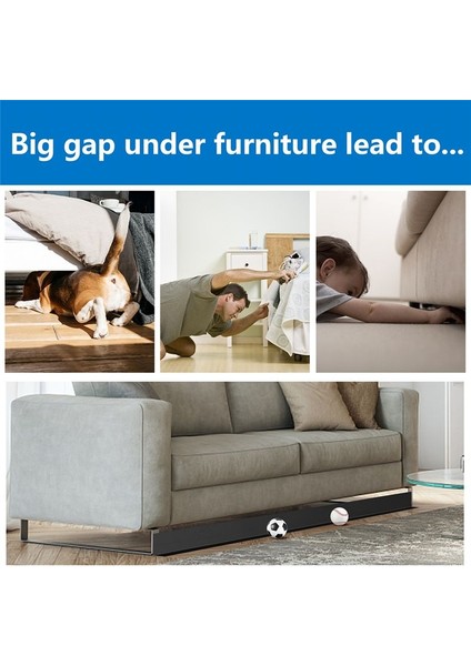 Alt Kanepe Için Oyuncak Bloker Evcil Hayvanların Kanepe Bölmesi Için Yatak Engelleyicinin Altındaki Kanepeye Oyuncakları Önleyin (Yurt Dışından) fırsatları