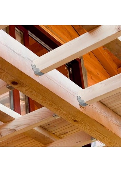 10 Adet Güçlü Kravat Braketleri LU24 2x4 Kiriş Askısı Galvanizli Yüz Montaj Kiriş Askıları Ahşap Kasırga Bağları Kiriş Bağları (Yurt Dışından) modelleri