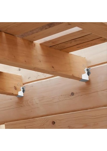 10 Adet Güçlü Kravat Braketleri LU24 2x4 Kiriş Askısı Galvanizli Yüz Montaj Kiriş Askıları Ahşap Kasırga Bağları Kiriş Bağları (Yurt Dışından) indirimleri