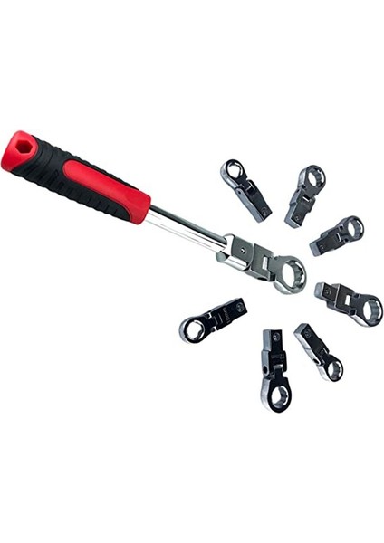 Anahtar Seti 9-19MM 8 Parçalı Anahtar El Aleti Çok Fonksiyonlu Dişli Dişli Anahtarı Cırcır Kombinasyonu Anahtarı (Yurt Dışından) fiyatları