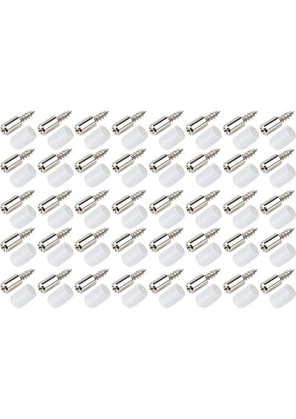 Kendi Kendine Dokunma Vidaları Dolap Laminat Destek Punching Clapboard Tutucu Raf Tutucu Çelik Pimi Pegtransparent &amp Gümüş (Yurt Dışından)