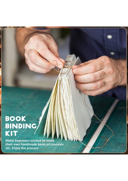 Kitap Bağlama Kiti Yeni Başlayanlar Için Kitap Yapma Kitleri Kitap Yapma Kiti Bookbinding Malzemeleri El Kitap Yapma Araçları (Yurt Dışından) fırsatları