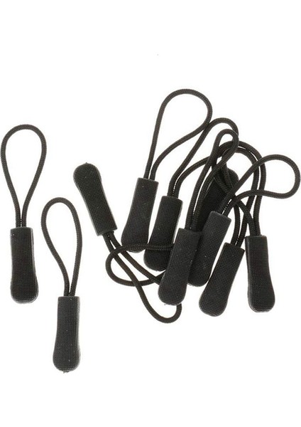 100 Anti-Slip Fermuar Çekme Fermuar Fermuar Uzatma Fragmanı Pratik ve Geri Paket Cacet Vb - Siyah (Yurt Dışından) fiyatları