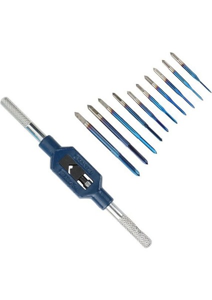 10PCS M1-M3 5 Ayarlanabilir M1-M8 Anahtar Makinesi ile Iplik Muslukları Metal Çalışma Vidası Tap Matkap Bit (Yurt Dışından)