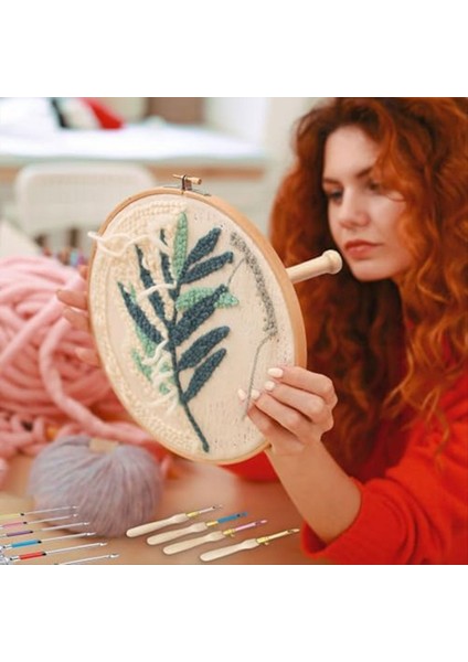 35PCS Yumruk Iğne Kiti Yumruk Iğne Aleti Ayarlanabilir Yumruk Iğne Nakış Kitleri Nakış Ipi Dikiş Yeni Başlayanlar Için (Yurt Dışından) modelleri