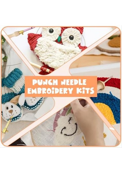 35PCS Yumruk Iğne Kiti Yumruk Iğne Aleti Ayarlanabilir Yumruk Iğne Nakış Kitleri Nakış Ipi Dikiş Yeni Başlayanlar Için (Yurt Dışından) fırsatları