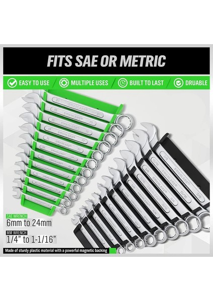 2 Pack Manyetik Ankser Organizer Anahtar Raf Alet Tepsileri Garaj Anahtarları Tepsisi Somunca Depolama Araçları (Yurt Dışından) indirimleri