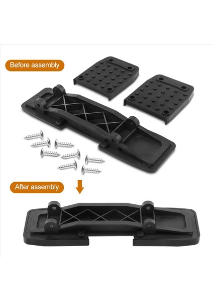 2x Stilt Roles Değiştirme Kitleri Dikişli Tabanlar Alçıpan Için Alig Slip Pedler Slip Olmayan Tiltler Vidalı Ayak Pedleri (Yurt Dışından) fiyatları