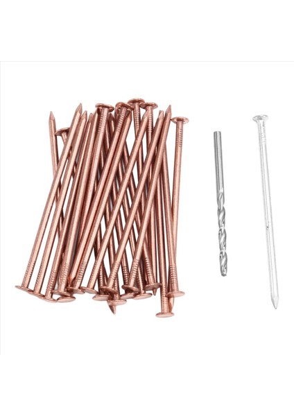 25 Adet Bakır Çivi Ağaçları Öldürmek Için 3 5 Inç Saf Bakır Tırnaklar Dökme Güdük Çıkarma Sivri Uçlar Donanım Çivileri Ağaçlar Için (Yurt Dışından)