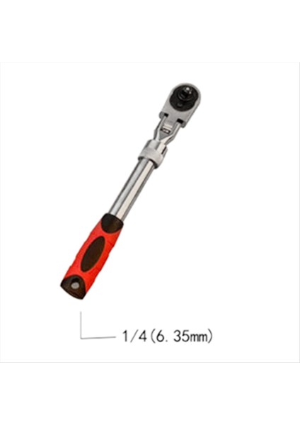 1/4 72 Dişli Karbon Çelik Geri Çekilebilir Cırcır Anahtarı Otomatik Hızlı Serbest Bırakma Anahtarı Çok Işlevli El Aleti (Yurt Dışından) fiyatları