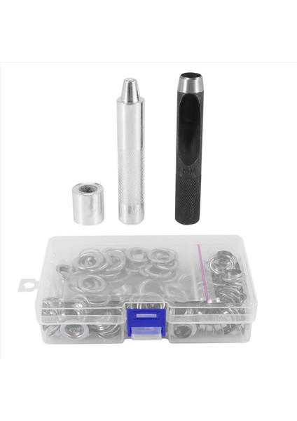 Grommet Tool Kit Grommet Ayar Aracı 100 Set Grommets Gözetleri (1/2 Inç Çap) Kıyafetler ve Kuyruğu Yumruk Die Aracı (Yurt Dışından) fiyatları