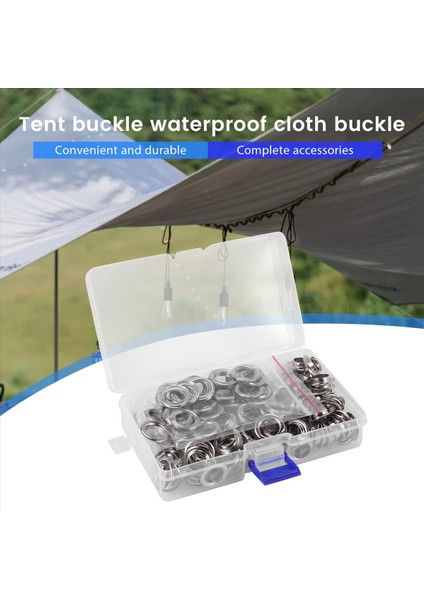 Grommet Tool Kit Grommet Ayar Aracı 100 Set Grommets Gözetleri (1/2 Inç Çap) Kıyafetler ve Kuyruğu Yumruk Die Aracı (Yurt Dışından) indirimleri