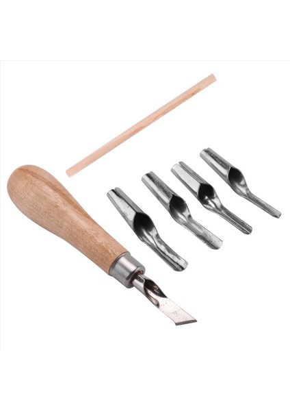 Lino Blok Kesme Kauçuk Damga Oyma Aletleri 5 Bıçak Ahşap Tutamağı Yazdıran Oyma Araçları Seti (Yurt Dışından) fırsatları