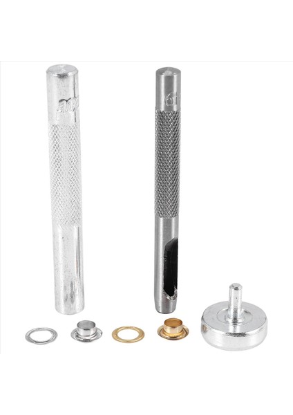 100 Set 1/4 Inç Grommet Kit Gromets Gözetleri 3 Adet ile Takım Kiti Takma Kiti 2 Renk (Yurt Dışından)