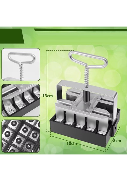 Küçük Clol Maker 20 Ingrıds Manuel Clod Maker Elde Tohum Blok Yapma Aracı Metal Bahçe Minyatür Clod Maker (Yurt Dışından) fiyatları