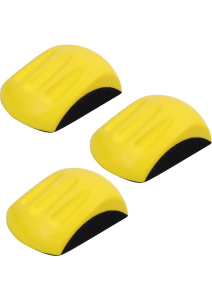 3x 5 Inç El Zımparalama Bloğu Kanca ve Döngü Zımpara Kağıdı El Padi Pilizasyon Pedi Aşındırıcı Aletler (Yurt Dışından)