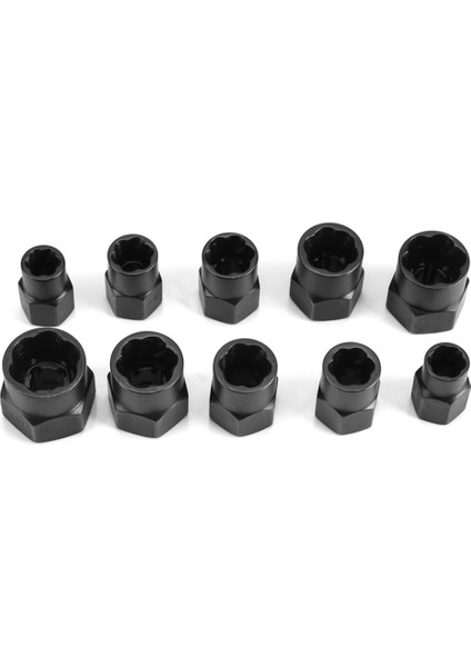 10 Adet Hasarlı Somun Cıvatası Sökücü 9-19MM Çıkarıcı Kaldırma Aletleri Set Işleme Alet Araç Garaj Mekaniği Çıkarıcı Aracı (Yurt Dışından) fiyatları