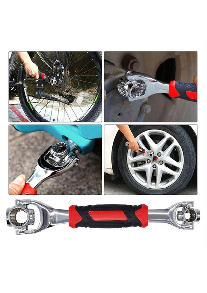 52 1 Soket Anahtarı Paslanmaz Çelik Profesyonel Çok Fonksiyonlu Dönen Aletler 360 Derece Döner Anahtar (Yurt Dışından) fiyatları