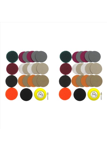 42PCS/SET 3inch Dıy Araba Işıkları Kiti Otomotiv Parlatma Ovma Bezi Set Far Onarma Kiti Zımpara Kağıdı (Yurt Dışından)