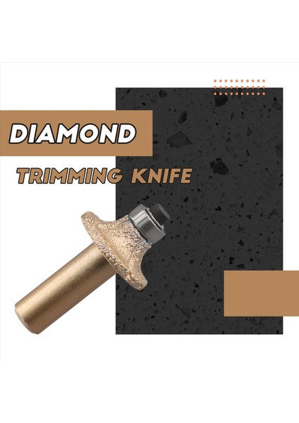 Mermer 31MM Dia Bullnose Elmas Profil Tekerlek Yönlendirici Bit Altın Tonu (Yurt Dışından) indirimleri