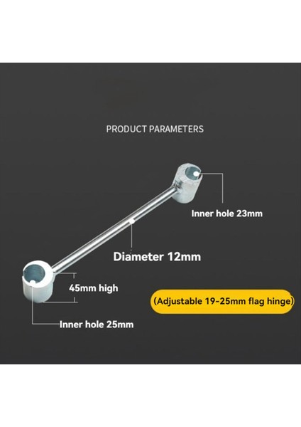 Menteşeler Kapı Ayar Anahtarı Kapı Menteşe Onarım Aracı 14-25 mm Kapı Menteşe Ayar Alet Araçları Ayarlanabilir Anahtar (Yurt Dışından) modelleri