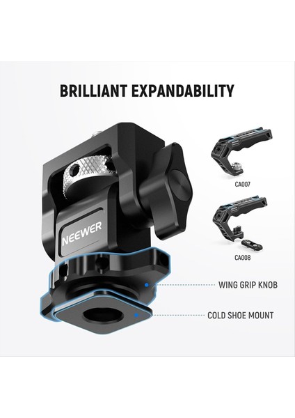 Newer Kamera Monitörü Soğuk Ayakkabı Anti Twist 1/47 Inç Vida ile 57 Inç ve 7 Inçlik Saha Monitörü (Yurt Dışından) fiyatları