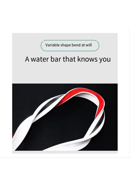 Banyo Tpe Bükülebilir Su Tespit Şerit Duş Suyu Bariyeri Ayırma Için Duş Aksesuarları Beyaz 2m (Yurt Dışından) fiyatları