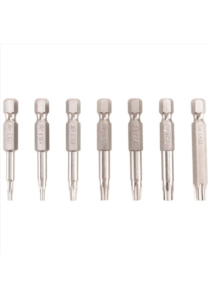 7pcs Set Star Bit Bit Tornavida Matkap Bitleri Vidalı Terozlu Manyetik 1/4inch Hex Shank El Aletleri Beş Noktalı Yıldız Delik Deliği (Yurt Dışından) fiyatları