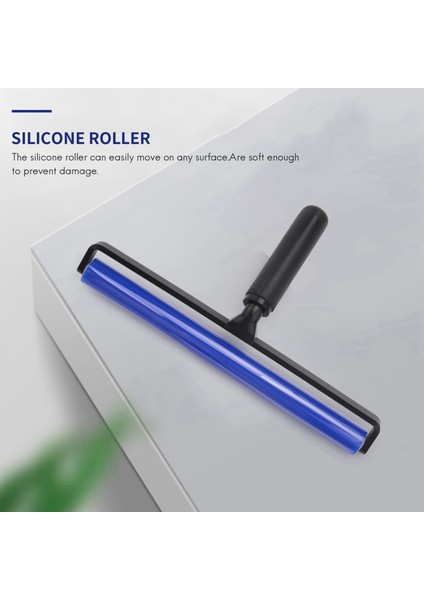 12 Inç Genişliğinde Silikon Yumuşak Kauçuk Yapıştırma Silindiri Squegee Haddeleme Tekerleği Anti-Statik Yapışkan Deadener Otomotiv (Yurt Dışından) fiyatları