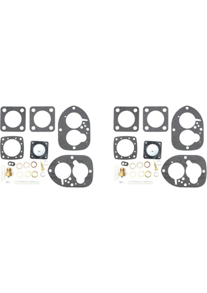 2x Motosiklet Karbüratör Volvo Penta Için Yeniden Oluşturma Kiti Solex 44PA1 856471 856472 (Yurt Dışından)