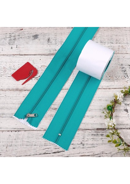 2 Adet Toz Bariyer Fermuarı Anlık Kapı Tozu Koruması Kendi Yapışkan Muşamba Çift Fermuar Bıçak Yapımı Yeşil (Yurt Dışından) fiyatları