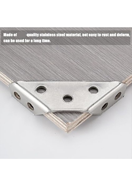 Evrensel Paslanmaz Çelik Mobilya Köşe Konnektörü Tırnaklar ile Ahşap Için Metal Açılı Braketler Tornavida C C (Yurt Dışından) fırsatları