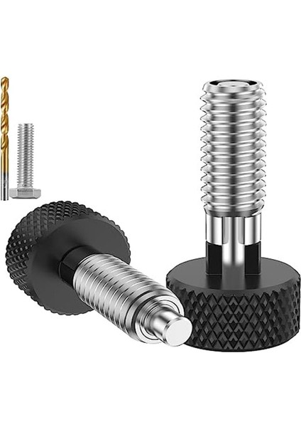 Hızlı Serbest Bırakma Pimleri Kiti Tutuklu Kalıplı Paslanmaz Çelik Kilit M6 Hızlı Serbest Bırakma Pimleri (1 Set) (Yurt Dışından)