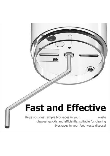 Çöp Bertaraf Anahtarı 2 Pack Çöp Bertaraf Hex Anahtarı Aracı Sıkıştırıcı Çöp Bertaraf Gümüş (Yurt Dışından) modelleri