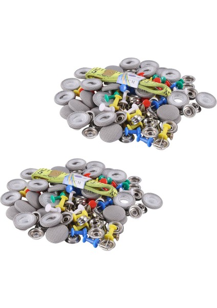 60PCS Araba Tavan Bezi Sabitleme Vidalı Araba Çatı Sabit Toka Snap Perçinleri Tutan Otomotiv Tavan Döşemesi Onarım Düğmesi Gri (Yurt Dışından)