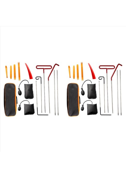 28 Adet Araba Kapısı Açık Kilidini Açma Aracı Kiti Kilitle Acil Durum Hava Pompası Evrensel Acil Durum Kiti Araçlar Için (Yurt Dışından)