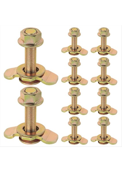 L Track Dişli Saplama Bağlantı Parçaları L Pist Rayları Altın ile Kullanılan L-Track Dişli Çift Saplama Pabucu Bağlantı Bağı Aşağı (Yurt Dışından)