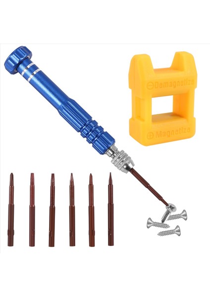 Manyetik 6 Arada 1 Tiny Vidalı Terozlu Kit Küçük Tornavida Seti Cep Telefonları Izleme Gözlük Vb Için Mini Vidalar (Yurt Dışından) modelleri