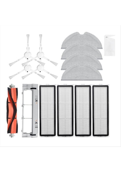 Xiaomi Mijia Için 1c / STYTJ01ZHM T1 Dreame F9 Robot Vakum Süpürge Hepa Filtre Ana Yan Fırça Mop Bezi Yedek Parçalar (Yurt Dışından)