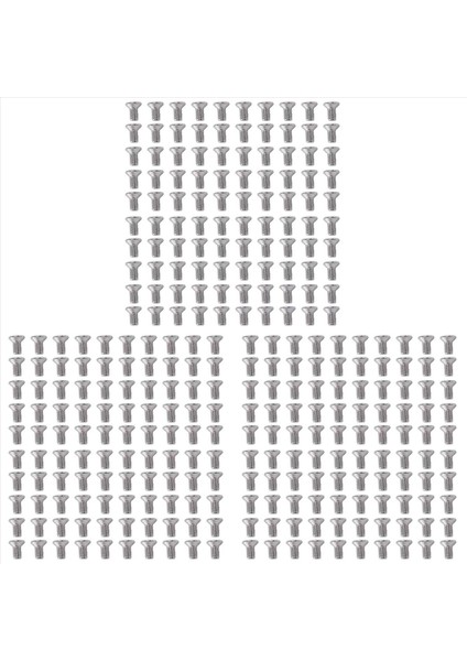 M3 x 6mm Phillips Düz Head Countersunk Cıvatalar Makine Vidaları 300 Pcs (Yurt Dışından)
