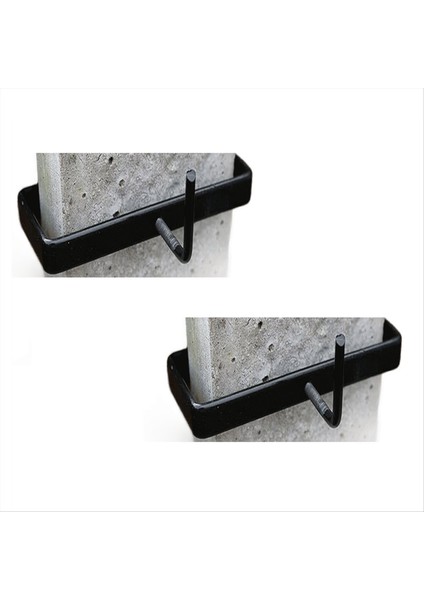 Ağır Hizmet Tipi Beton Kolon Klipsli Çit Sütunu Metal Sabitleme Braketi 4 Inç Bölüm Beton Sütun 2pcs Için Uygundur (Yurt Dışından)