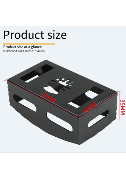 Kare Yuva Makinesi Yuva Aracı Evrensel Hazine Ağaç Işleme Kare Açma Bıçağı Sallanan Testere Bıçağı (Yurt Dışından) fiyatları