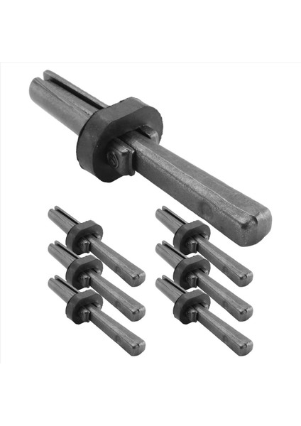 7 Yeni Taş Ayırıcı Set 9/16IN Metal Tapa Takozları ve Tüyler Şimler Beton Kaya Ayırma El Aracı (Yurt Dışından) modelleri