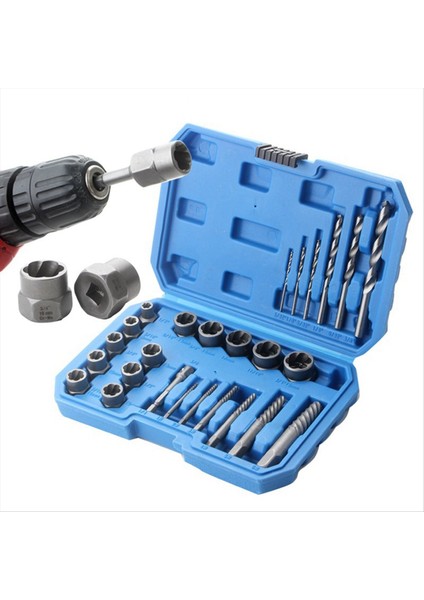Hasarlı Saplamaları Cıvataları ve Vidaları Gidermek Için 26 Parçalı Altıgen Vidalı Alet Manşonu Kırık Tel Ekresi Kullanılır (Yurt Dışından) fiyatları