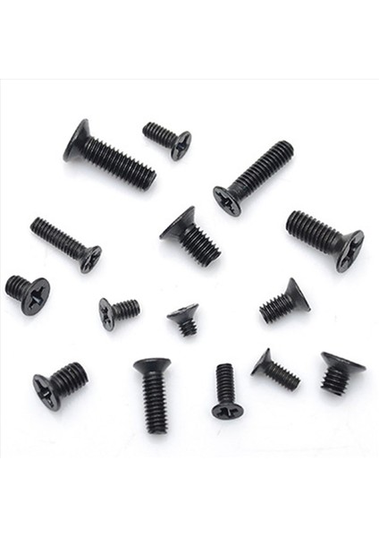 1440PCS Counterunk Düz Head Mini Vida Seti M1 4 M1 7 M2 M2 5 M3 Karbon Çelik Bilgisayar Defter Dizüstü Bilgisayar Vidaları Kiti (Yurt Dışından) indirimleri