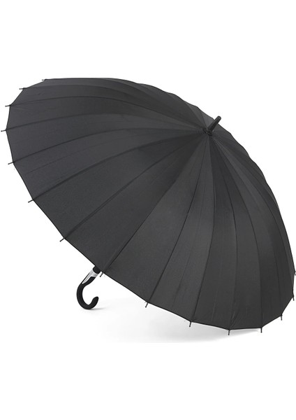 Lüks 24 Fiber Telli Yekpare Şemsiye