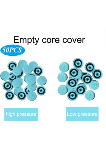 50PCS Araba Kliması 134A Valf Kapağı Yüksek Düşük Yan Kapak Tozu ve Sızıntı Geçirmez Kapak Otomatik Yedek Parçalar (Yurt Dışından) fiyatları